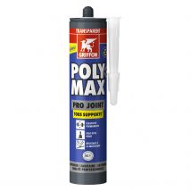 Griffon Mastic D'Étanchéité Premium Polymax Pro Transparent - Bricoman
