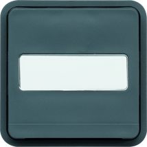 Va Et Vient 10a Porte Étiquette Hager Cubyko Composable Blanc - Bricoman