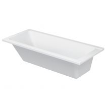 Baignoire Duravit D-code Blanc Ecoulement Lateral, Ref Duravit : 700100000000000 - Bricoman