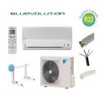 Pret A Poser Climatisation Daikin 4200w Bluevolution Reversible Ftxf42a + Kit De Pose 5 Metres + Support Mural - Bricoman