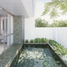 Carrelage Piscine Piscine Bali Marble Green 11x11 Cm - Bricoman