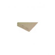 5 Feuilles Papier De Verre - Grain Fin 50 - Bricoman