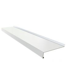 Appui De Fenêtre Avec Relevé 15/10eme 2m - 280mm - Blanc Ral9010 - Aluhome - Bricoman