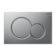 Plaque De Déclenchement 3/6l Geberit Sigma 01 - Chromé Mat 115.770.jq.5 - Tecnomat