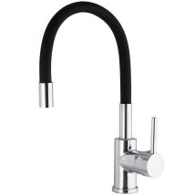 Valaz Robinet De Cuisine Monocommande Chromé Avec Bec Flexible - Série Gaya - Tecnomat