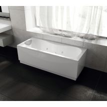Baignoire Rectangulaire Avec Hydromassage Plus Novellini Calypso - 170 X 70 - Gauche - 1 - Colonne De Drainage - Bricoman