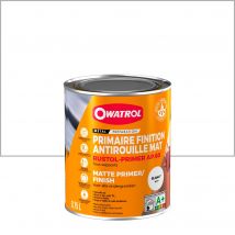 Primaire Et Finition Mat Antirouille Owatrol Rustol Primer Ap 60 Blanc (ow4) 0.75 Litre - Bricoman