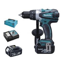Perceuse Visseuse 18v Lxt (2x5,0 Ah) En Makpac - Makita Ddf458rtj - Bricoman