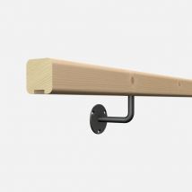Kit Main Courante Sapin Avec Supports De Fixation, Claro Kordo - Bricoman