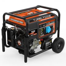 Groupe Électrogéne Genergy Turbo7000, 7000w Demarrage Électrique Avr Grande Autonomie.- Générateur Électrique Essence - Bricoman