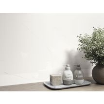 Carrelage Aspect Marbre Ice Blanc Poli 60x120 Cm - Bricoman