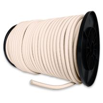 Sandow Élastique Ivoire 100 Mètres - Qualité Pro Tecplast 9sw - Tendeur Pour Bâche De Diamètre 9 Mm - Bricoman