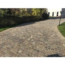 Pavé Pierre Kandla Multicolore, 14x14x2/3cm Dessous Scié - Bricoman