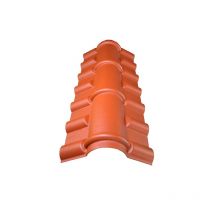 Faîtière Pvc Pour Toiture Imitation Tuile Mini - Coloris - Terre Cuite, Longueur - 104 Cm - Bricoman