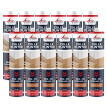 Mastic Colle Plinthes Bois, Carrelages, Parquet, Marches : Arcamastic Joint Et Colle Terre Cuite - 290 Ml X 12 - Arcane Industries - Bricoman