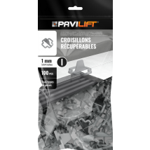 100 Croisillons Récupérables "i" 1mm Pavilift - Bricoman