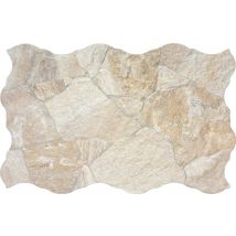 Carrelage Effet Parement Galets Crème 44x66 Cm - Reflex Boutique - Bricoman