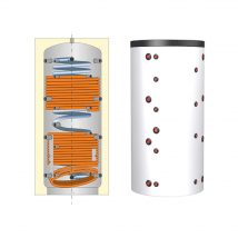 Ballon Combiné 800 L - 2 Échangeurs Acier - Thermador - Bse0800he - Bricoman