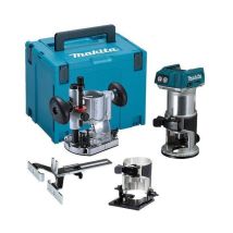 Affleureuse Sans Fil 18v Li-ion Bl (machine Seule) Sans Base Déportée - Makita Drt50zjx2 - Bricoman