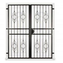 Grille Porte Byzance -2 Vantaux Pour Encadrure H=190 Cm X L=190 Cm (côte Tableau) - Bricoman