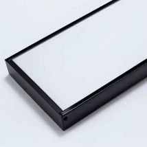 Kit En Saillie Noir Pour Panneau Led 120x30 Slim - Silamp - Bricoman