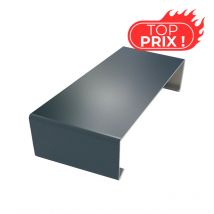 Eclisse Eco50 De Couvertine Pour Acrotère Toit-terrasse - Gris Anthracite - Ral 7016 - Aluhome - Bricoman