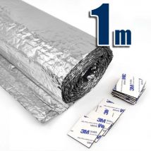 Isolant Thermique Réfléchissant (rouleau 1m X 0,6m + 4 Adhésifs Double Face). Pratique Et Facile À Placer Sur Les Murs, Radiateurs, Portails - 