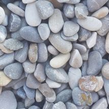 Big Bag De 0,9m³ (+/- 1,3t) Galet Roulé Silico-calcaire Ø 10/20 Mm - Livraison Premium - Bricoman