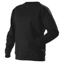 Sweatshirt Uni Noir L 336410489900 - Bricoman