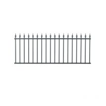 Clôture Aluminium Tradition Travée Style Ferronnerie 2 M X H 76.5 Cm Gris - Bricoman