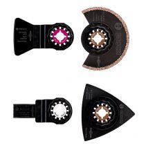 Jeu De Lames Pour Outil Multifonction Starlock (4 Pcs) - Bosch 2608661695 - Bricoman