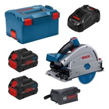 Scie Circulaire Plongeante Sans Fil Biturbo Bosch Gkt 18v-52 Gc 2 X 5.5ah - Bricoman