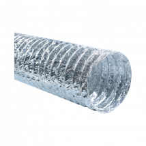 Gaine Flexible Ventilation Aluminium M0 Flexalu Longueur 10 Mètres Livré Compressé - Diamètre (mm): 125 - Bricoman