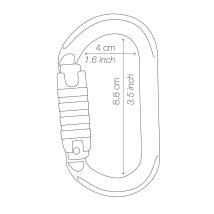 Petzl - Mousqueton Antichute Triact-lock M33 - M33a Tl - Bricoman