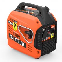 Groupe Électrogéne Inverter Silenciux Genergy Palma 1700w - Démarrage Électrique - Générateur Électrique Inverteressence Best Seller - Bricoman