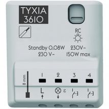 Delta Dore - Tyxia 3610 Récepteur Filaire 1 Voie D'Éclairage Avec Minuterie - 6351427 - Bricoman