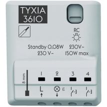 Delta Dore - Tyxia 3610 Récepteur Filaire 1 Voie D'Éclairage Avec Minuterie - 6351427 - Tecnomat