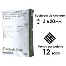 Lot De 12 Sacs De Ragréage Intérieur Flowtech Easy 25 Kg - Bricoman