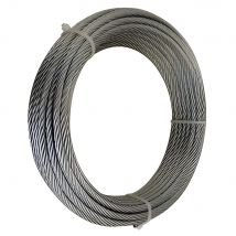 Câble Souple Ø4 Mm - Torons 7 X 7 - 25 Mètres - Inox 316 - Bricoman