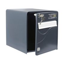 Boite Aux Lettres Normalisée Balutic 1 Porte Anthracite - Bricoman