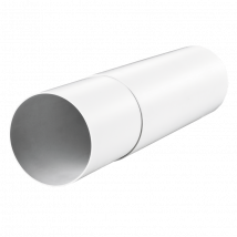 Tube Télescopique Pvc Blanc Longueur Ajustable 0,5 À 1 Mètre Rtr - Diamètre (mm): 125 - Bricoman