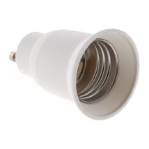 Adaptateur De Douille Gu10 Vers E27 À Baïonnette - Ampoules Led Et Halogènes - Blanc - Zenitech - Bricoman
