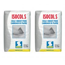 Colle Pour Carreaux De Plâtre Isocol Super Semin, Intérieur, Poudre, Sac 25 Kg, Lot De 2 - Bricoman