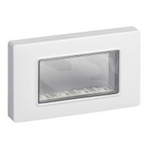 14944.01 Couvercle Mural Ip55 4 Modules Avec Vis Blanc - Tecnomat