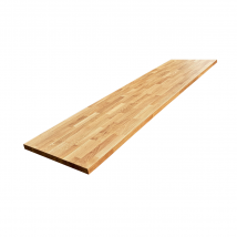 Plan De Travail Chêne Plaqué Huilé, L.240 Cm X L.63,5 Cm, Ep.37 Mm - Bricoman