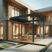 Pergola Rétractable Laska 3.50 X 3.542m Motorisé À Télécommande (armature : Gris Anthracite) - Bricoman