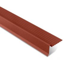 Rive Ajustable Pour Tôle Tuile Bacacier Tuile R | 1200 Mm Longueur Brun Mat - Bricoman
