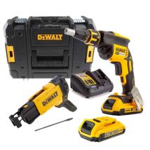 Visseuse À Placo 18v Xr (2x2,0 Ah) Avec Chargeur De Vis En Tstak - Dewalt Dcf620d2k - Bricoman