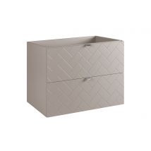 Meuble Sous Vasque Madis Cachemire 80 Cm S - Bricoman