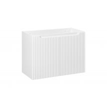 Meuble Suspendu Sous Vasque Avec Les Portes Nova Blanc 60 Cm - Bricoman